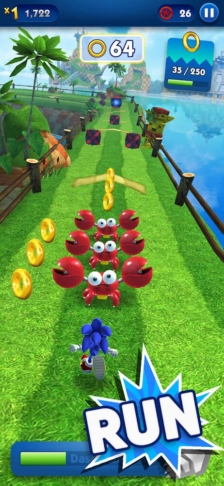 sonic dash unlocked all 4